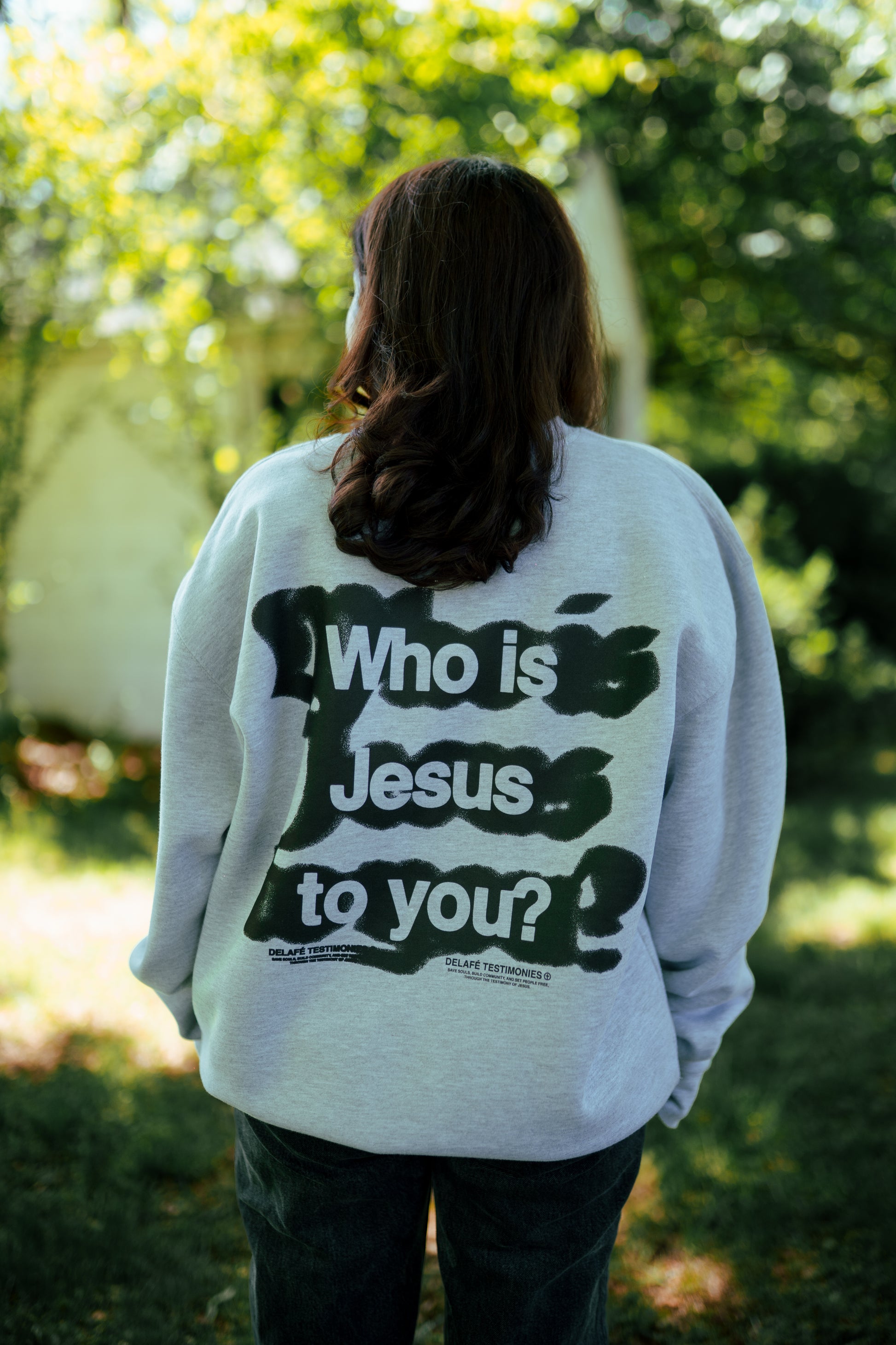“Who is Jesus to you?” Crewneck (Gray)