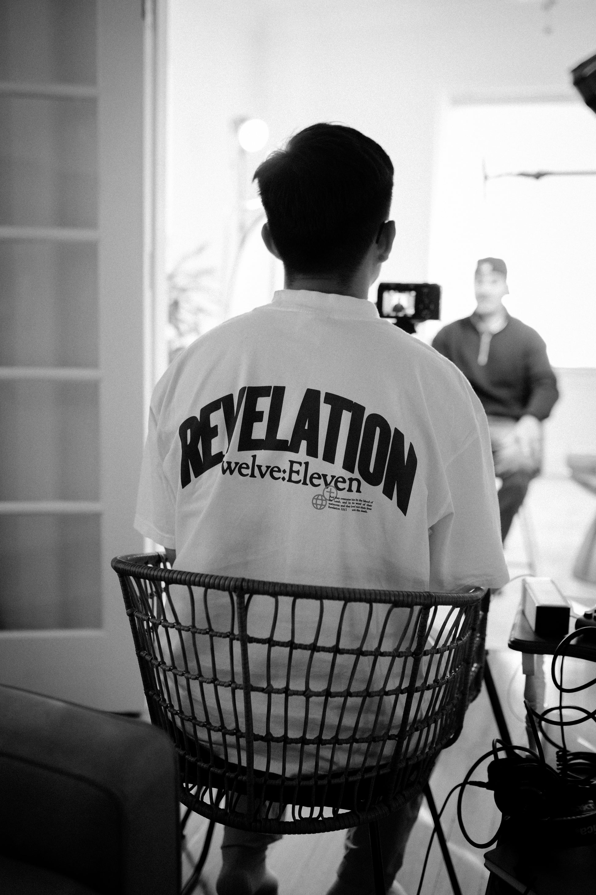 “Revelation 12:11” T-Shirt (White/Oatmeal)
