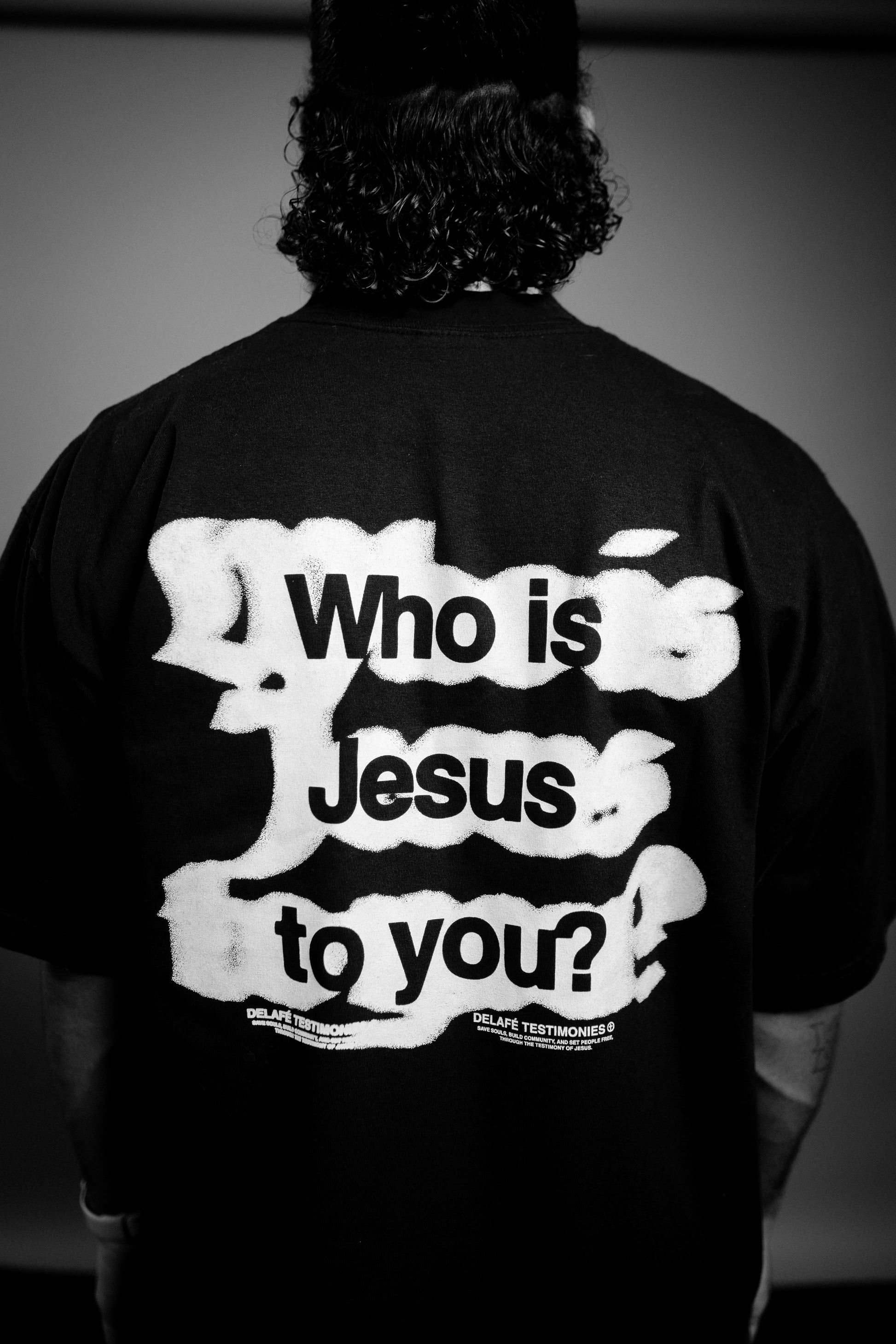 “Who Is Jesus To You?” T-Shirt (Black)