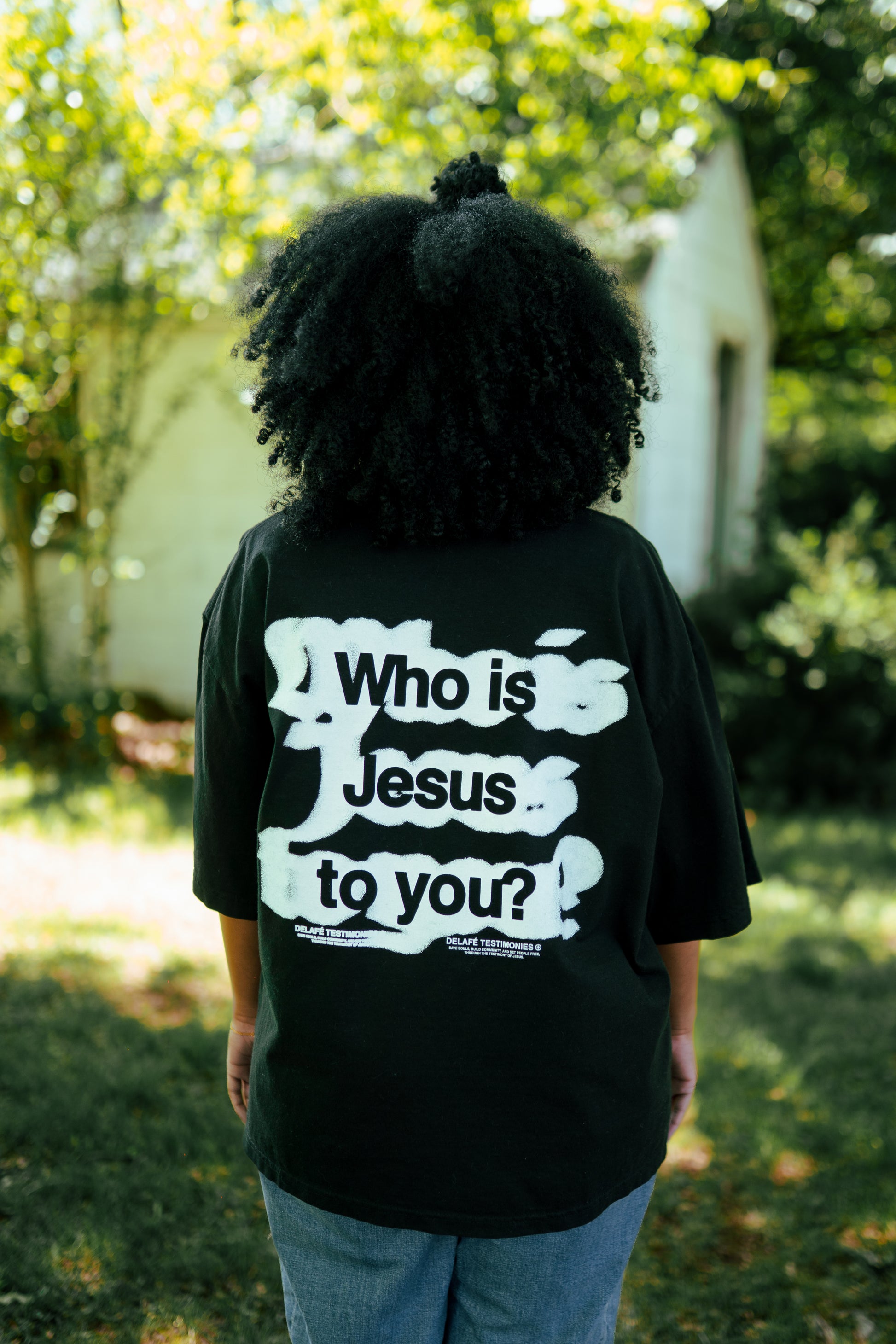 “Who Is Jesus To You?” T-Shirt (Black)