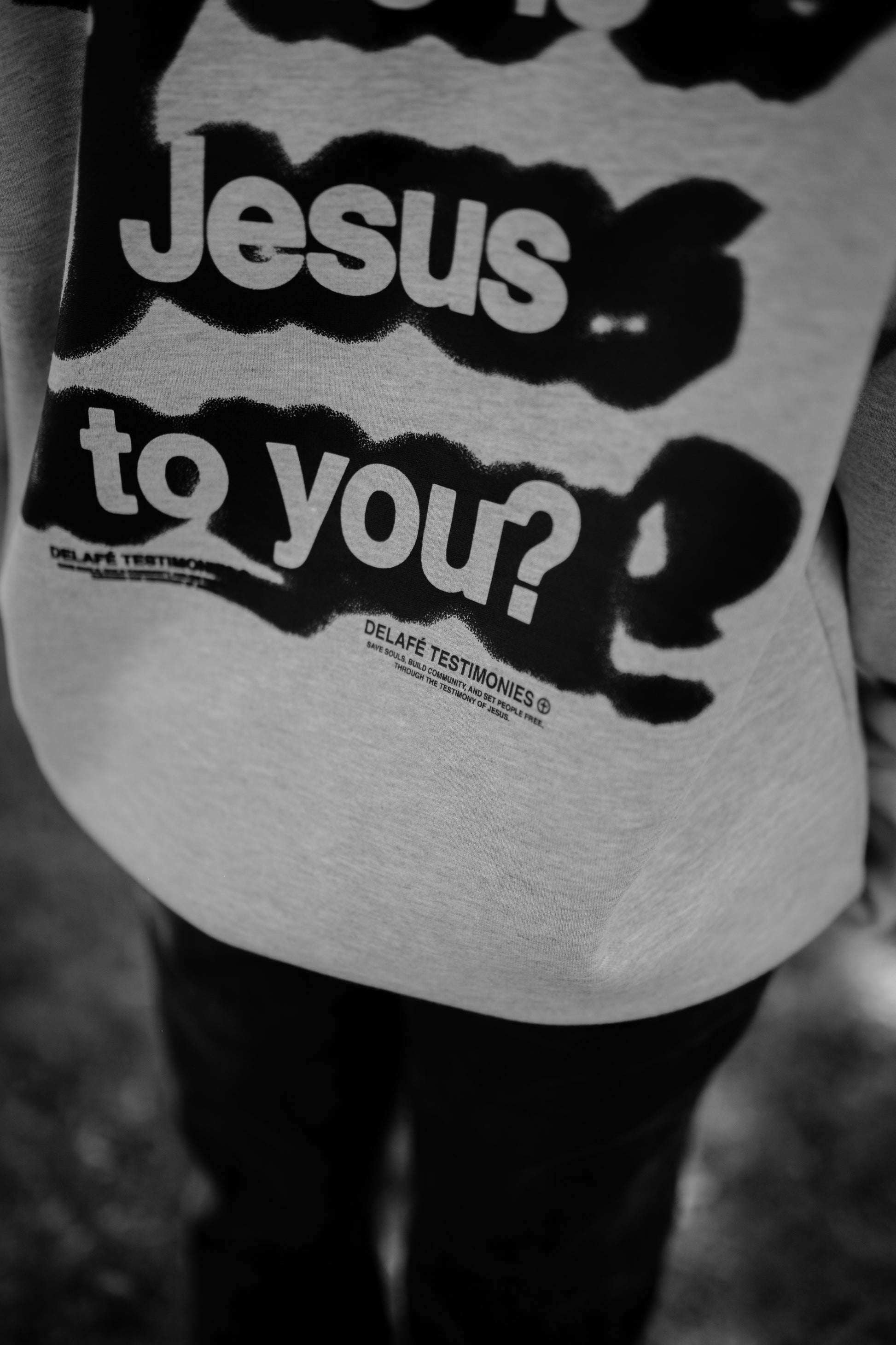 “Who is Jesus to you?” Crewneck (Gray)